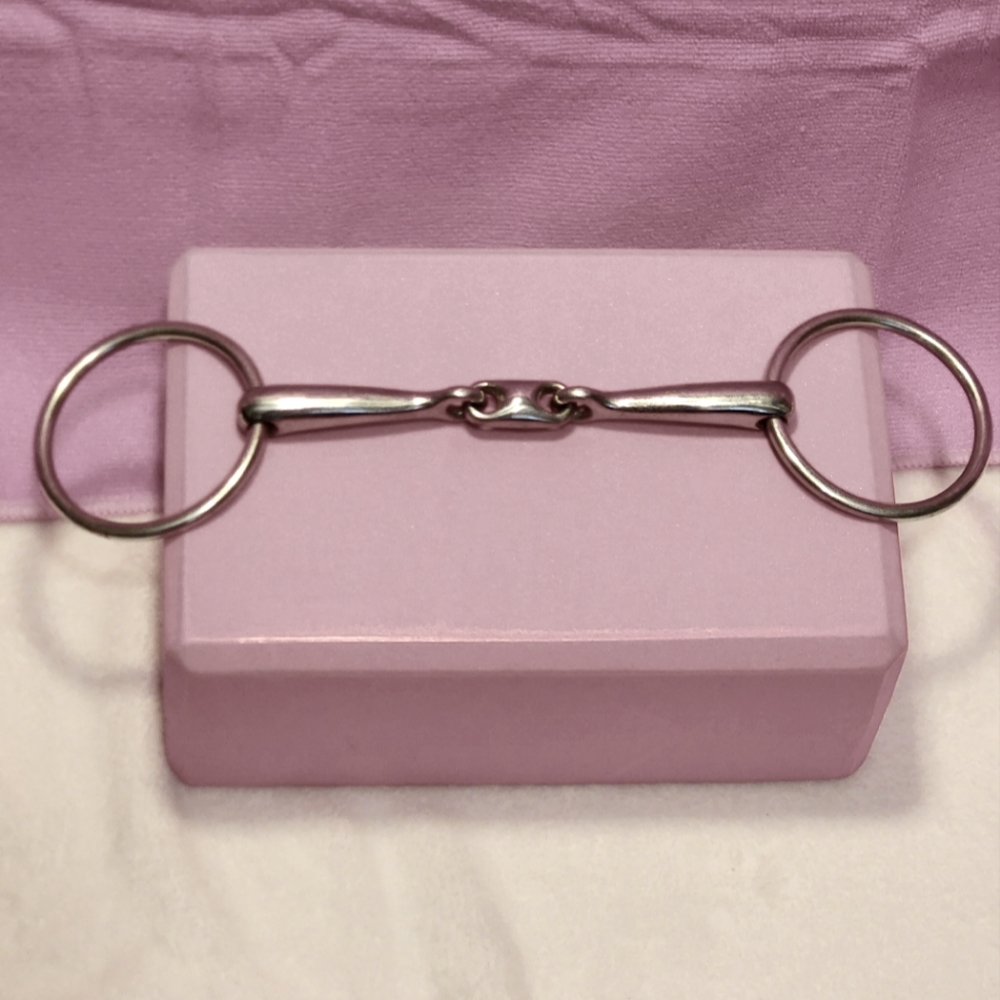 5.75 loose ring snaffle with lozenge